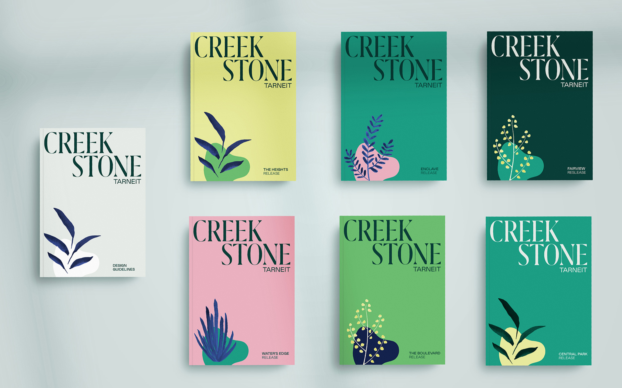 Creekstone brochure covers