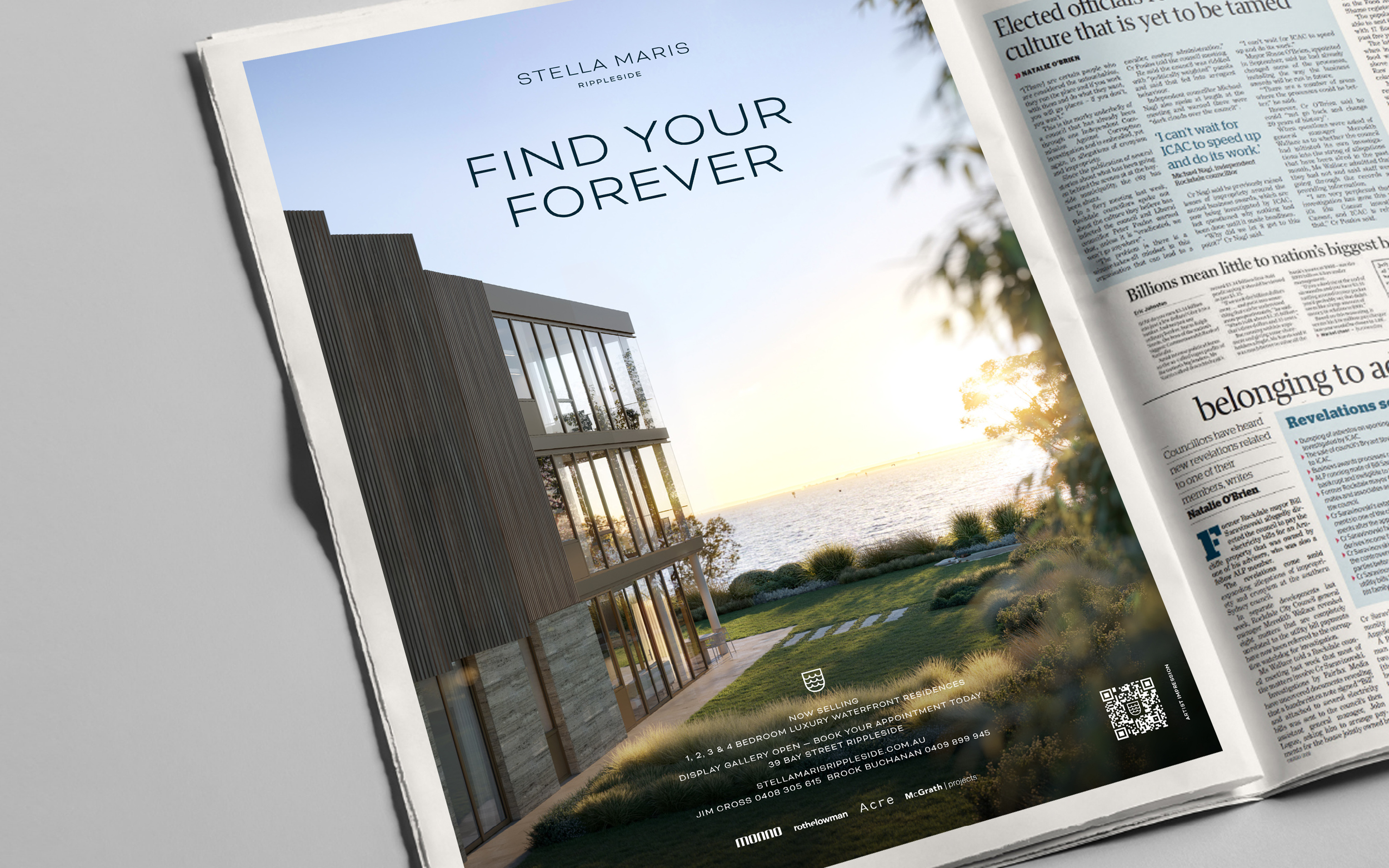 press ad in magazine - 'find your forever'